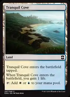 MtG Trading Card Game Eternal Masters Common Tranquil Cove #247