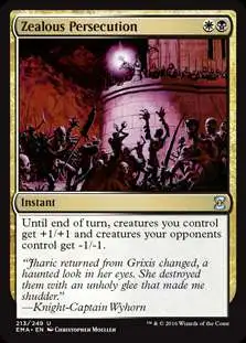 MtG Trading Card Game Eternal Masters Uncommon Zealous Persecution #213