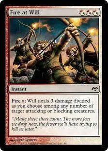 MtG Eventide Common Fire at Will #140