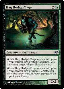 MtG Eventide Uncommon Hag Hedge-Mage #123
