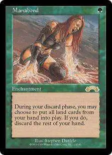 MtG Exodus Rare Manabond #113 [Moderately Played]
