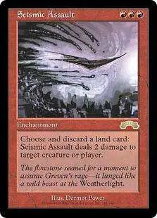 MtG Exodus Rare Seismic Assault #101 [Moderately Played]
