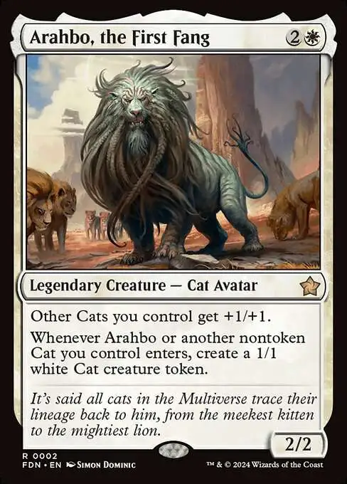 MtG Foundations Rare Arahbo, the First Fang #2