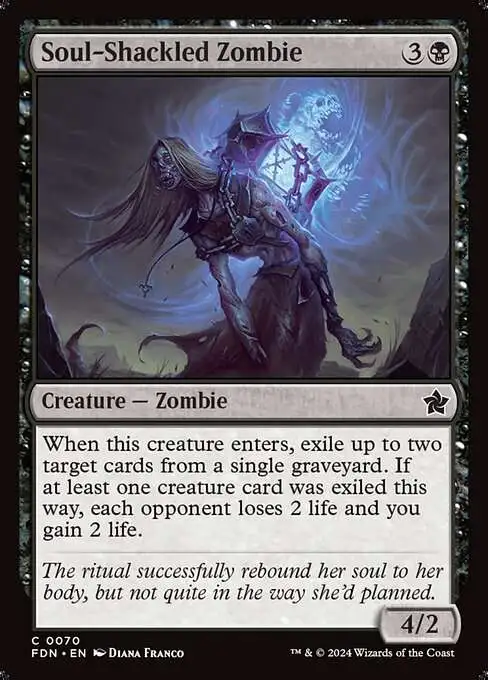 Magic The Gathering Foundations Single Card Common Soul