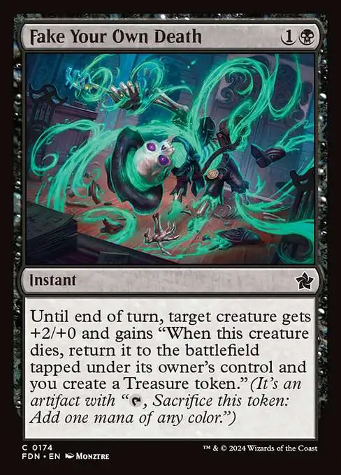 MtG Foundations Common Fake Your Own Death #174