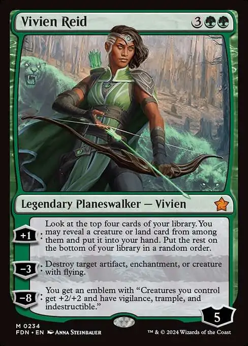 MtG Foundations Mythic Rare Vivien Reid #234