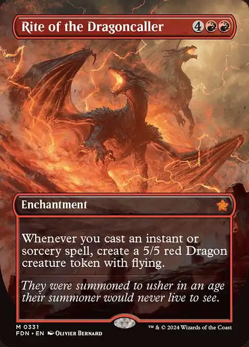 mtg foundations borderless cards Magic The Gathering - Foundations - Think Twice (Borderless Card)