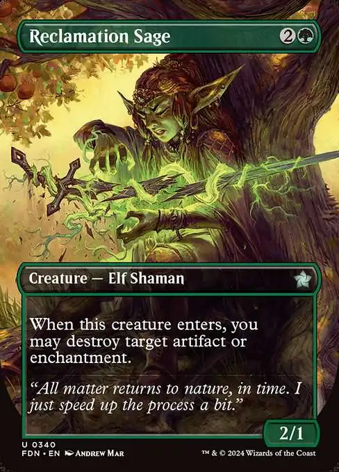 mtg foundations elf cards Lathril, Blade of the Elves [349] [Borderless] [Foundations] [Foil]  Face  to Face Games