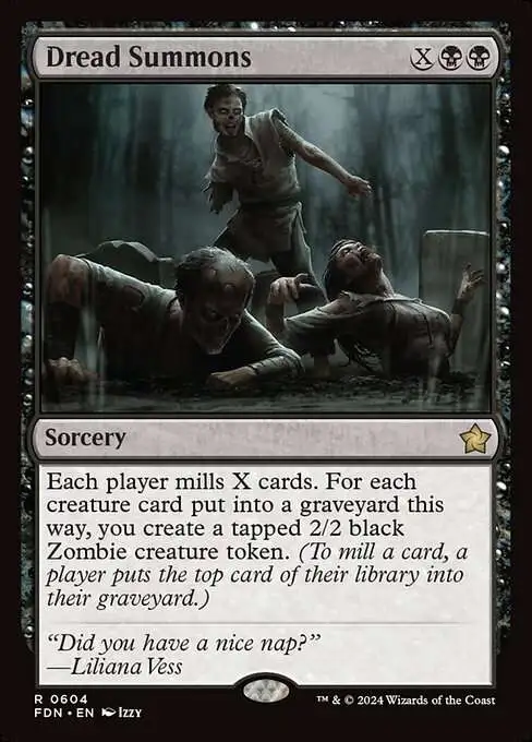 mtg foundations black cards Magic The Gathering - - Tragic Banshee You lose life equal to its mana value. Black is the best color
