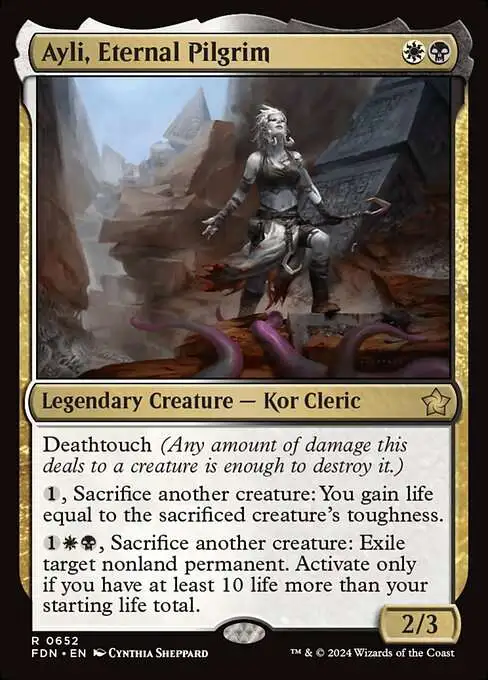 MtG Foundations Rare Ayli, Eternal Pilgrim #652 [Starter Collection]