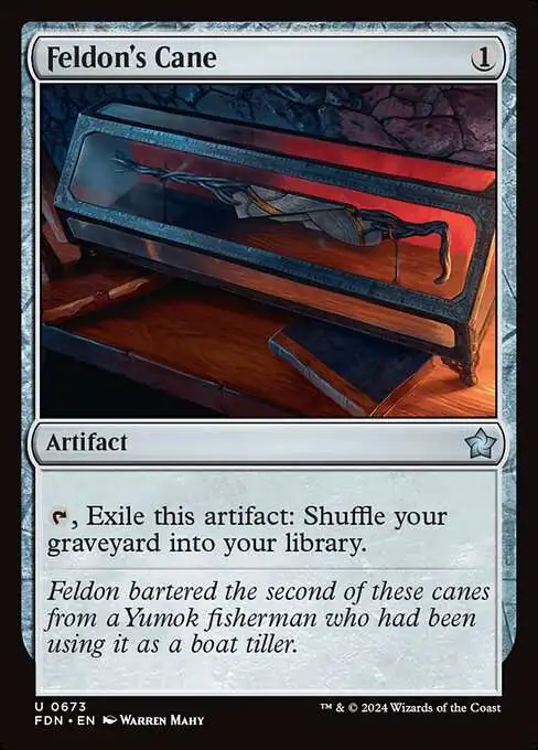 Magic The Gathering Foundations Single Card Uncommon Feldons Cane
