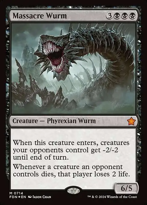 mtg worm cards Worldspine Wurm (206) : Toys & Games Create a 1/1 black and green Worm creature token for each land card in your graveyard Worm Harvest