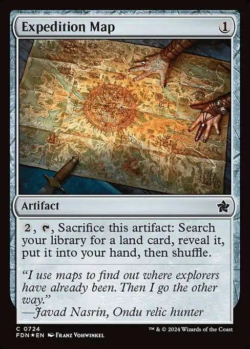MtG Foundations Common Expedition Map #724 [Starter Collection]