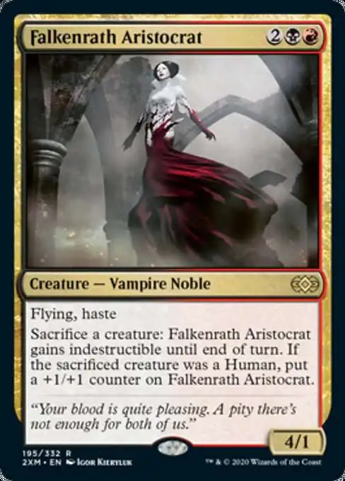 MtG Double Masters Rare Falkenrath Aristocrat #195