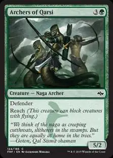 MtG Fate Reforged Common Foil Archers of Qarsi #124