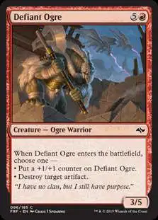 MtG Fate Reforged Common Defiant Ogre #96