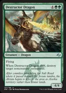 MtG Fate Reforged Uncommon Destructor Dragon #127