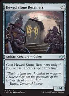 MtG Fate Reforged Uncommon Foil Hewed Stone Retainers #161