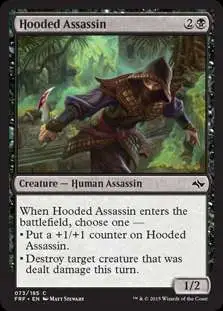 MtG Fate Reforged Common Foil Hooded Assassin #73