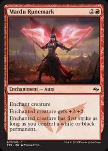 MtG Fate Reforged Common Foil Mardu Runemark #107