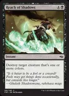 MtG Fate Reforged Common Foil Reach of Shadows #81