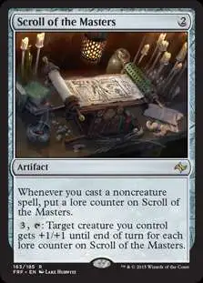 MtG Fate Reforged Rare Foil Scroll of the Masters #163