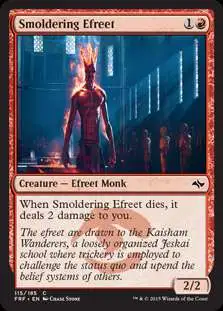 MtG Fate Reforged Common Smoldering Efreet #115