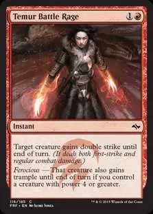 MtG Fate Reforged Common Temur Battle Rage #116