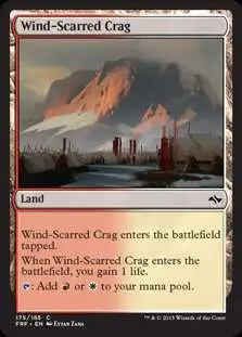MtG Fate Reforged Common Wind-Scarred Crag #175