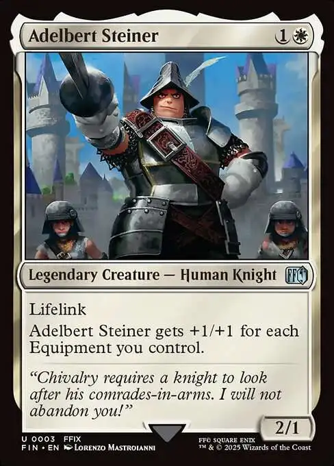 MtG Final Fantasy Uncommon Adelbert Steiner #3