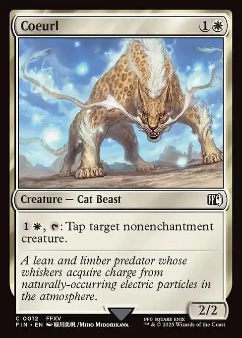 MtG Final Fantasy Common Coeurl #12