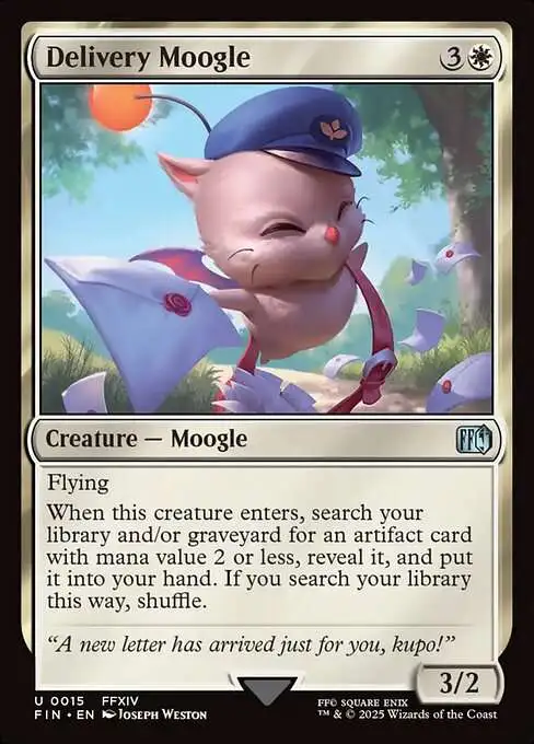 MtG Final Fantasy Uncommon FOIL Delivery Moogle #15