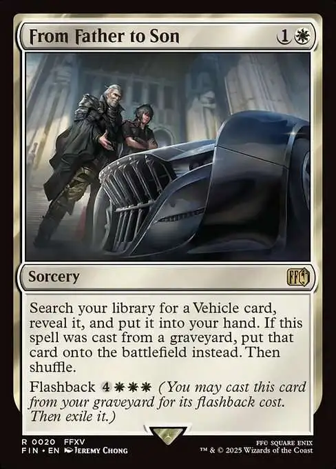 MtG Final Fantasy Rare FOIL From Father to Son #20