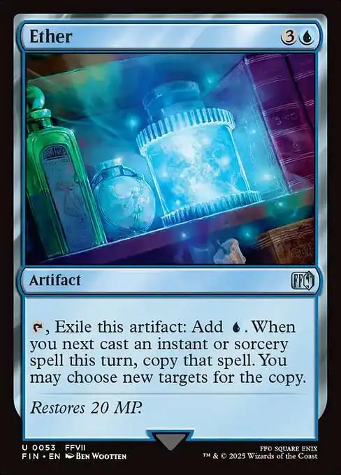 MtG Final Fantasy Uncommon FOIL Ether #53
