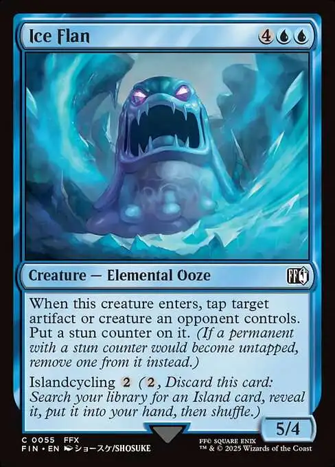 mtg final fantasy card reveals Magic The Gathering Single Common Ice Flan 55 You lose life equal to its mana value. Magic the Gathering Final Fantasy