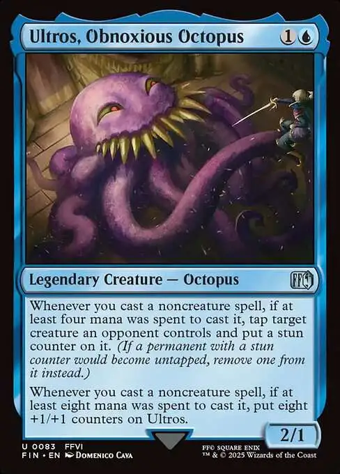 MtG Final Fantasy Uncommon Ultros, Obnoxious Octopus #83