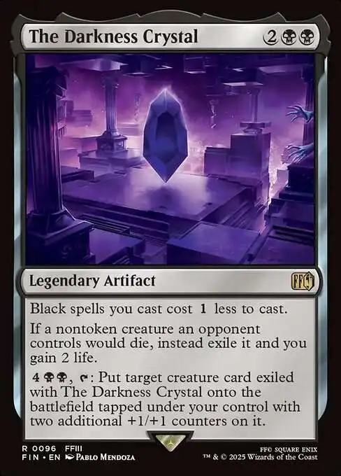 MtG Final Fantasy Rare The Darkness Crystal #96