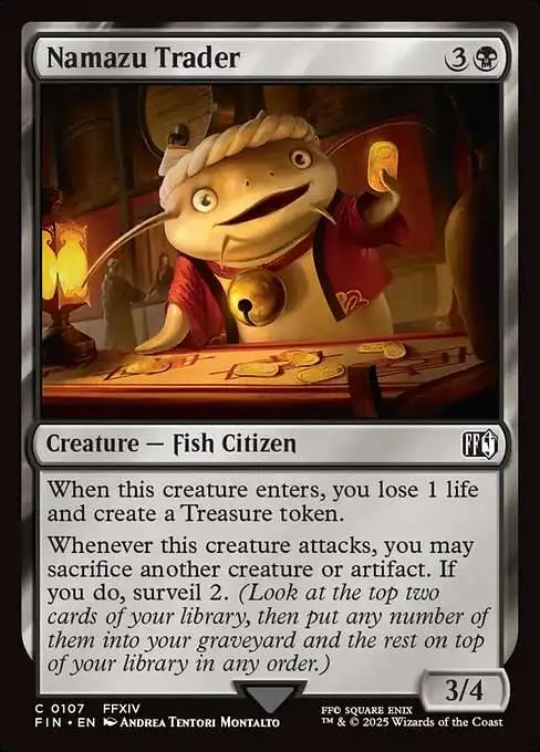 MtG Final Fantasy Common Namazu Trader #107