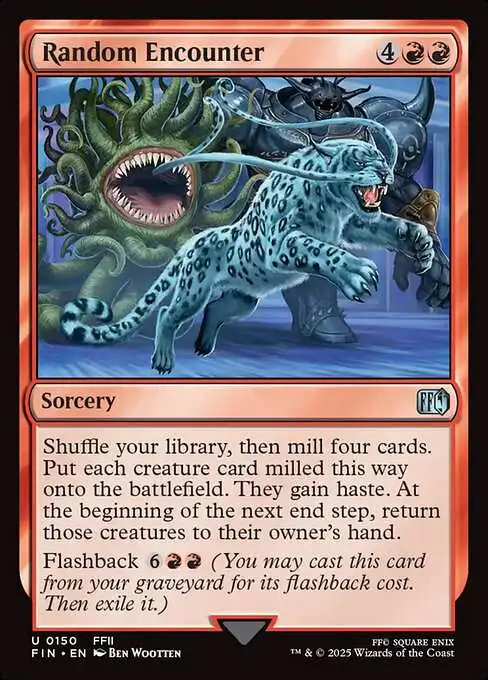 MtG Final Fantasy Uncommon FOIL Random Encounter #150