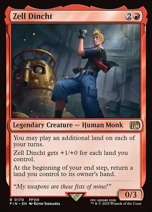 MtG Final Fantasy Rare Zell Dincht #170