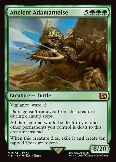 MtG Final Fantasy Mythic Rare FOIL Ancient Adamantoise #172