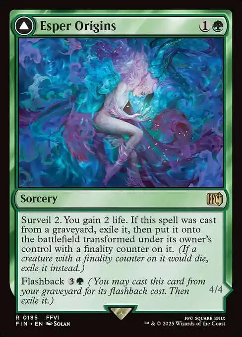 Magic The Gathering Final Fantasy Single Card Rare Esper Origins Summon  Esper Maduin 185 FOIL - ToyWiz