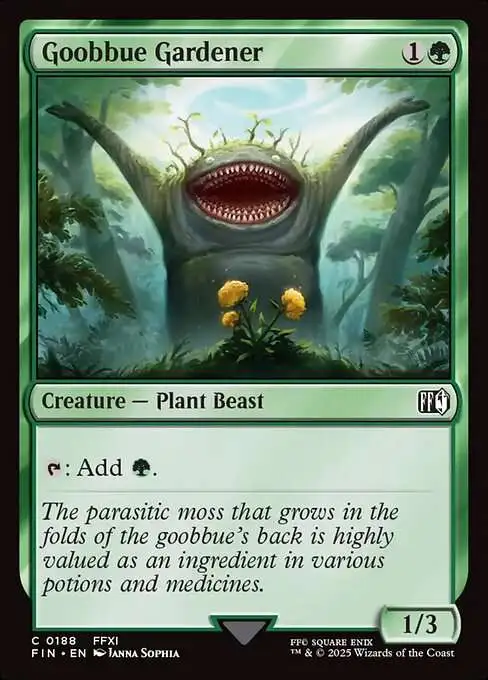 MtG Final Fantasy Common Goobbue Gardener #188