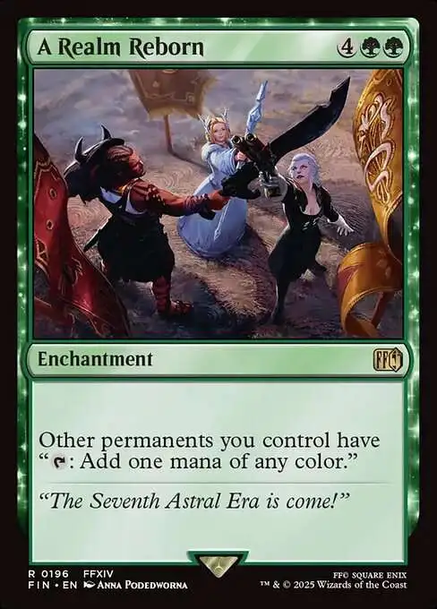 MtG Final Fantasy Rare Foil A Realm Reborn #196