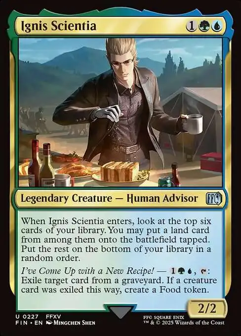 Magic The Gathering Final Fantasy Single Card Uncommon Ignis Scientia 227  FOIL - ToyWiz