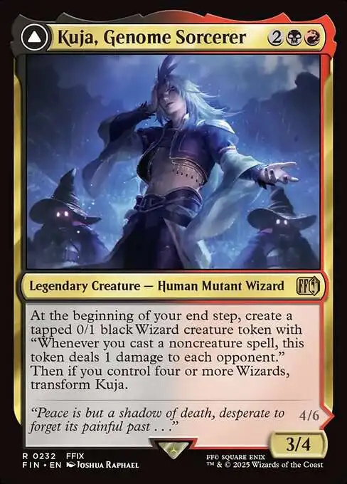 Magic The Gathering Final Fantasy Single Card Rare Kuja, Genome Sorcerer  Trance Kuja, Fate Defied 232 FOIL - ToyWiz