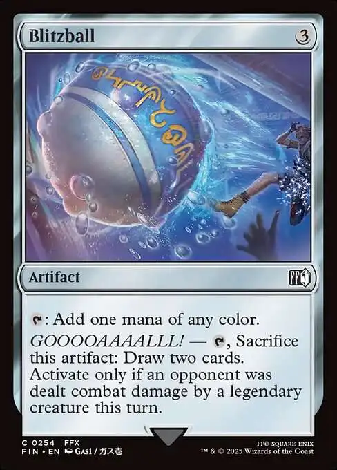 MtG Final Fantasy Common FOIL Blitzball #254