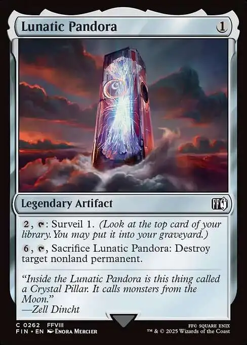 MtG Final Fantasy Common FOIL Lunatic Pandora #262