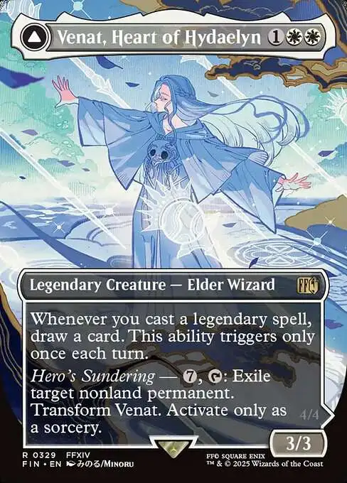 Magic The Gathering Final Fantasy Single Card Rare Venat, Heart of Hydaelyn  Hydaelyn, the Mothercrystal 329 Borderless Alternate Art - ToyWiz