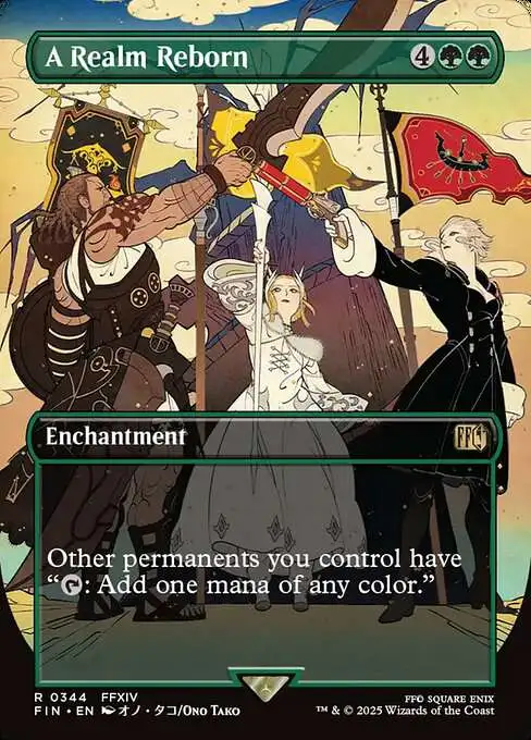MtG Final Fantasy Rare A Realm Reborn #344 [Borderless Alternate Art]